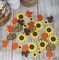 Sunflower and Pumpkin confetti - Fall Table Thanksgiving Decorations Baby Wedding Birthday party supplies product 1